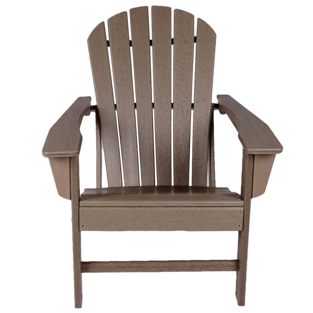 Classic Teak HDPE Adirondack Chair