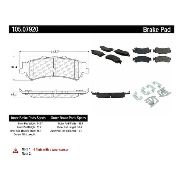 Centric Parts Disc Brake Pad Set
