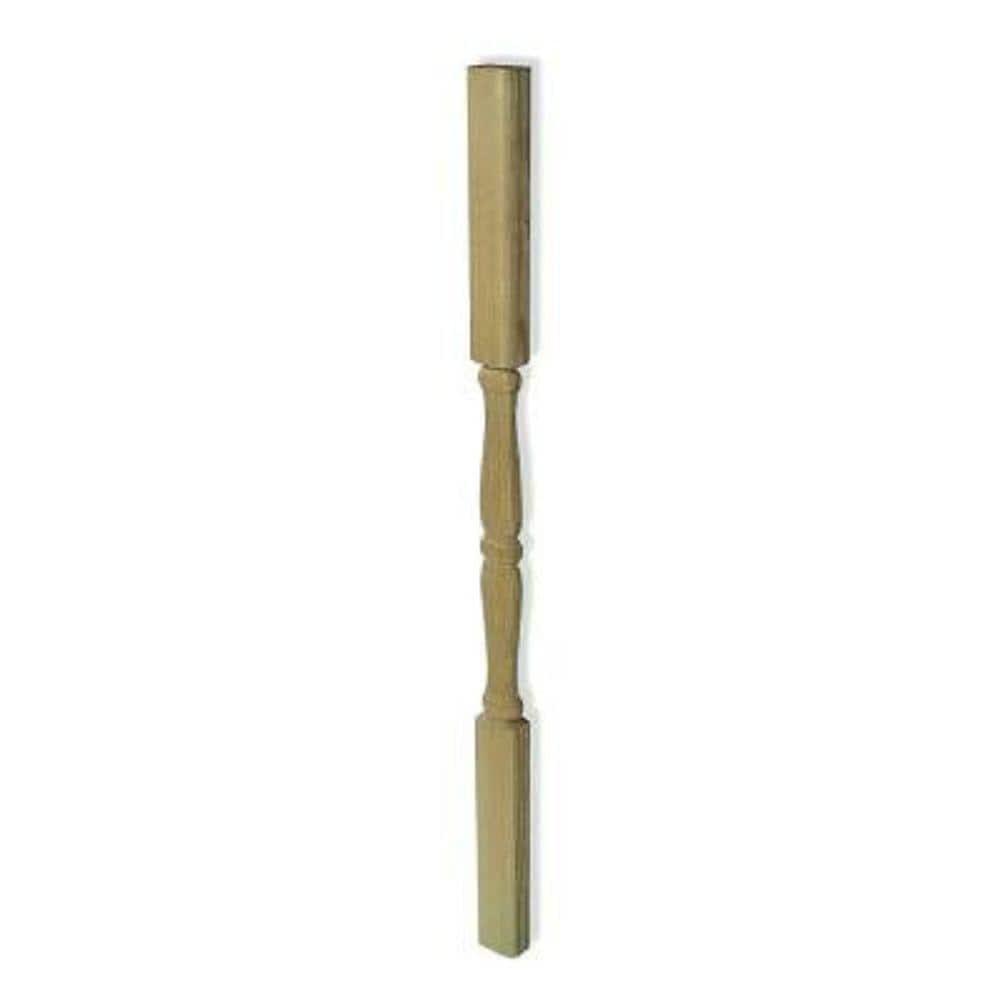 2 in. x 2 in. x 36 in. Treated Pine Spindle 100661 - The Home Depot