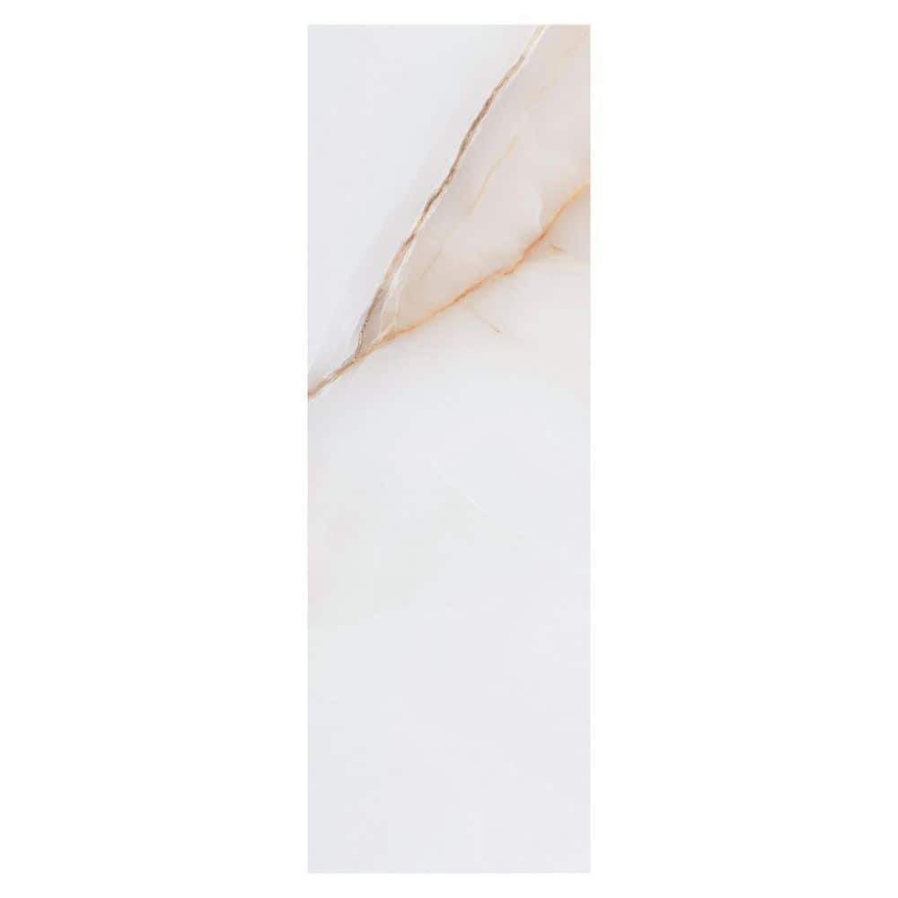 Spanish Oriva Gold 4 in. x 12 in. Matte Marble Look Porcelain Floor and Wall Tile Sample price history on PriceWatchPro
