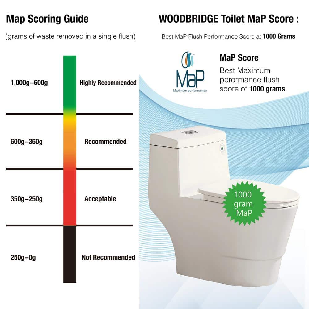 Biscuit Elongated One-Piece Dual Flush Toilet with Chrome Button