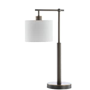 Fangio Lighting 21 in. to 28 in. Adjustable Metal Arch Table Lamp 1170 -  The Home Depot