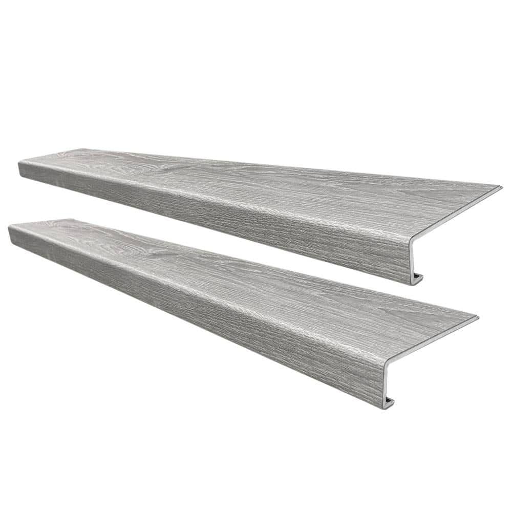 Lake Annette Oak Stair Tread Molding Square-Exact Match for Home Decorators Floor, 2-Pieces, 46 in. x 4 7/8 in. x 5 mm T price history on PriceWatchPro