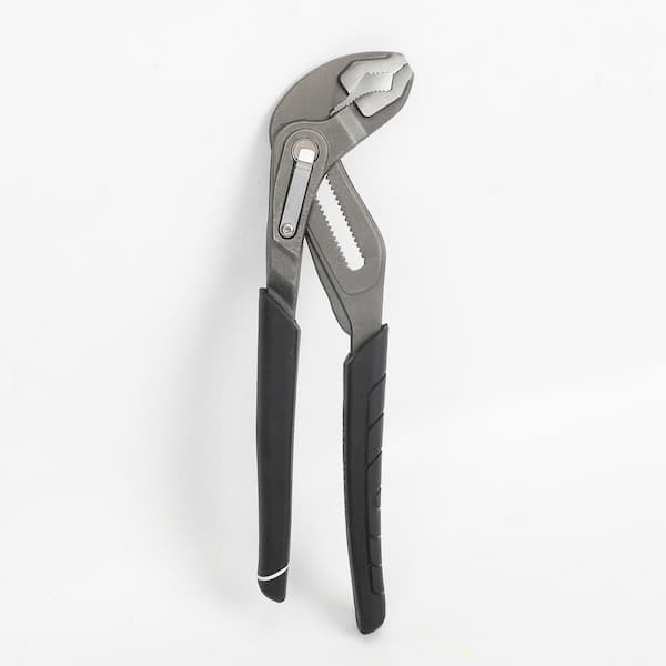 Husky - 10 in. Quick Adjusting Groove Joint Pliers with Curved Jaw