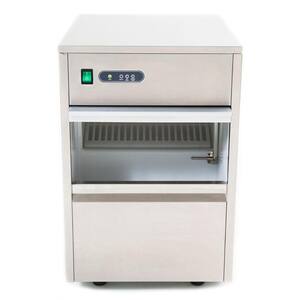44 lb. Freestanding Ice Maker in Stainless Steel
