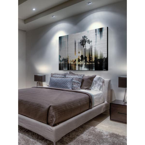 Unbranded 16 in. H x 24 in. W "Ocean Front" by Parvez Taj Printed Brushed Aluminum Wall Art