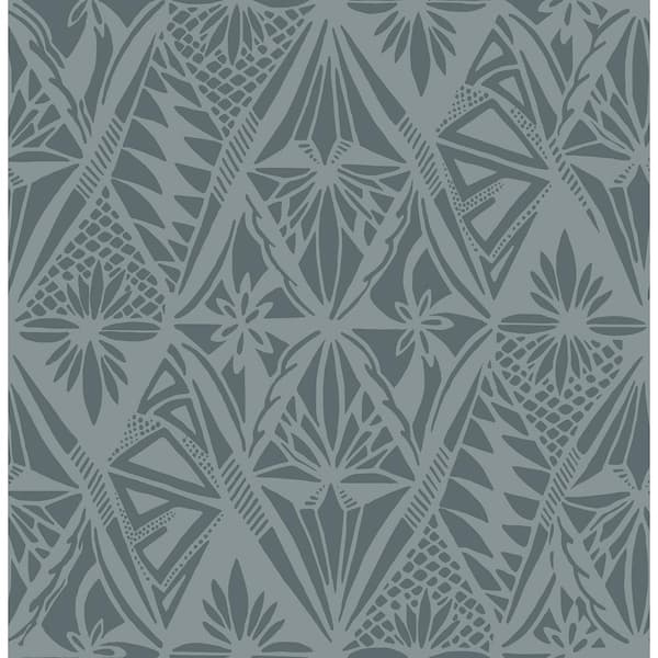 A-Street Prints Blue Urbane Diamonds Wallpaper