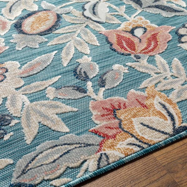 Morris Rug, Kitchen Rug Runner, Bathroom Rug, Entry Rug, Entry Door Mat,  Home Office Rug, Blue Floral Rug, Blue Strawberry Thief Home Decor 