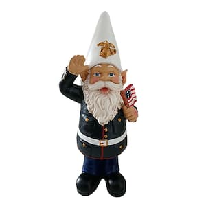 12 in. Resin Marine Gnome Garden Statue