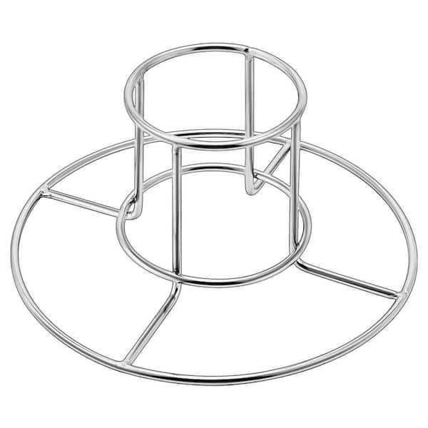 Stainless Steel Vertical Chicken Roaster Rack for Grill Smoker Oven with Beer Can Holder for Tender Juicy Chicken