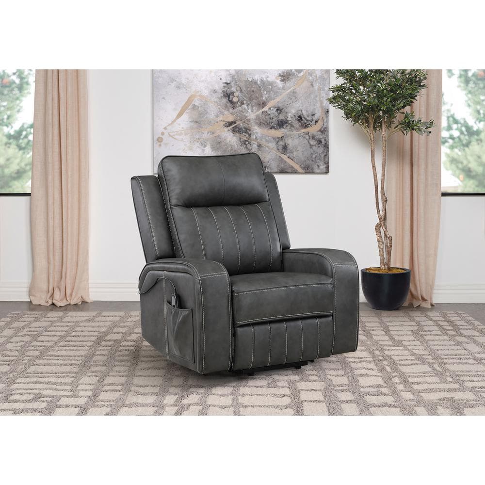 Leather Power Recliner Swivel Recliners At Costco Fabric Swivel