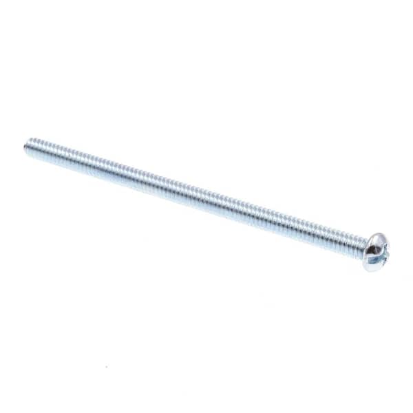 Prime-Line #10-24 x 3-1/2 in. Zinc Plated Steel Phillips/Slotted Combination Drive Round Head Machine Screws (25-Pack)