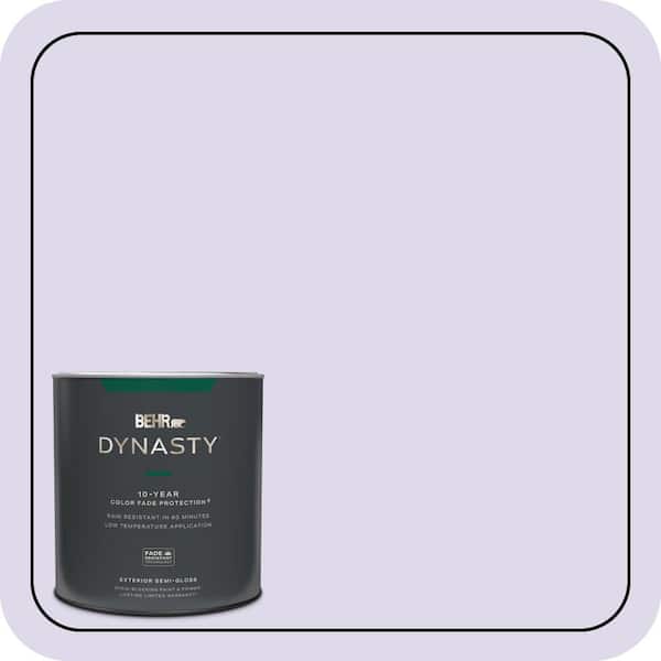 BEHR DYNASTY 1 qt. #640A-2 Misty Violet Semi-Gloss Exterior Stain-Blocking Paint & Primer