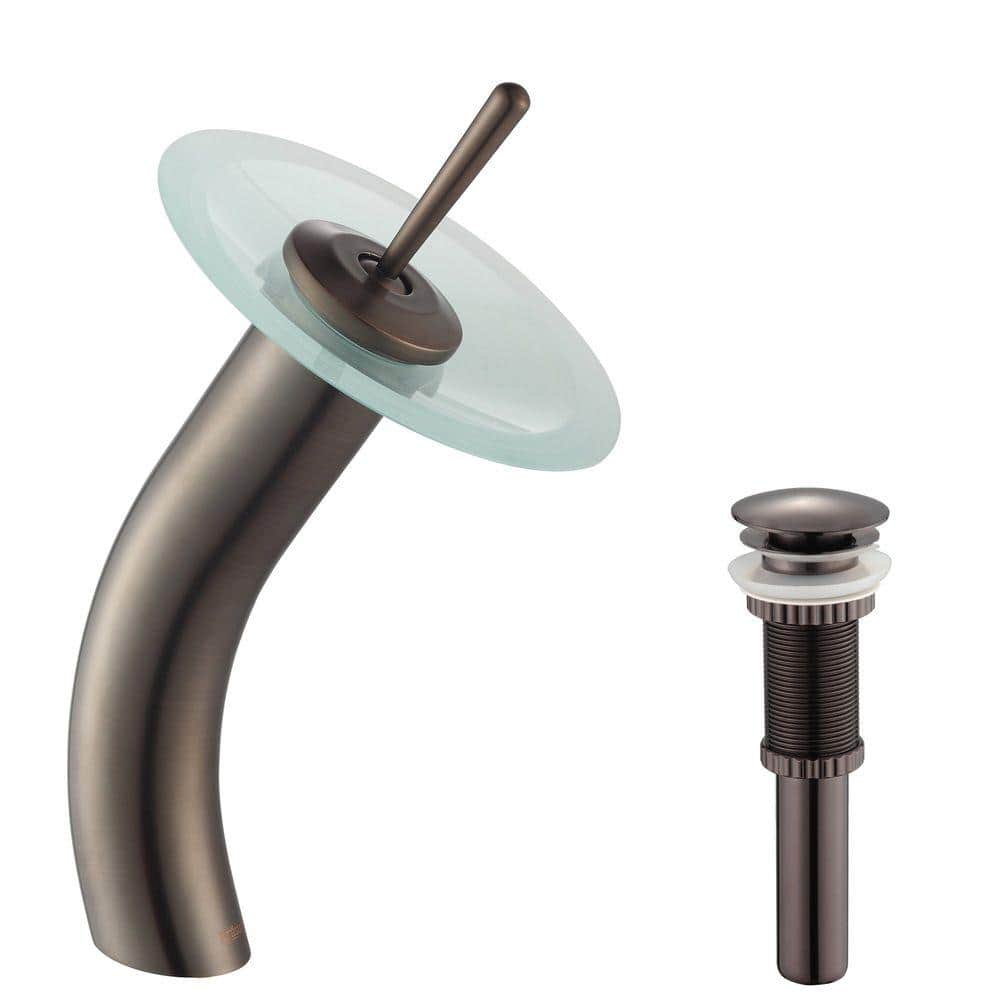 Elegant Gold Brass 12'' Modern Vessel Sink Faucet
