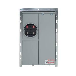 100 Amp 12-Spaces 24-Circuits Flush Mount Title 24 Compliant BR Type Meter Breaker Panel