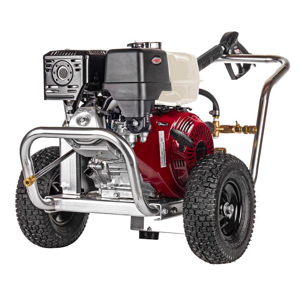 Commercial 4000 PSI 3.5 GPM Gas Driven Hot Water Pressure Washer 110/120V