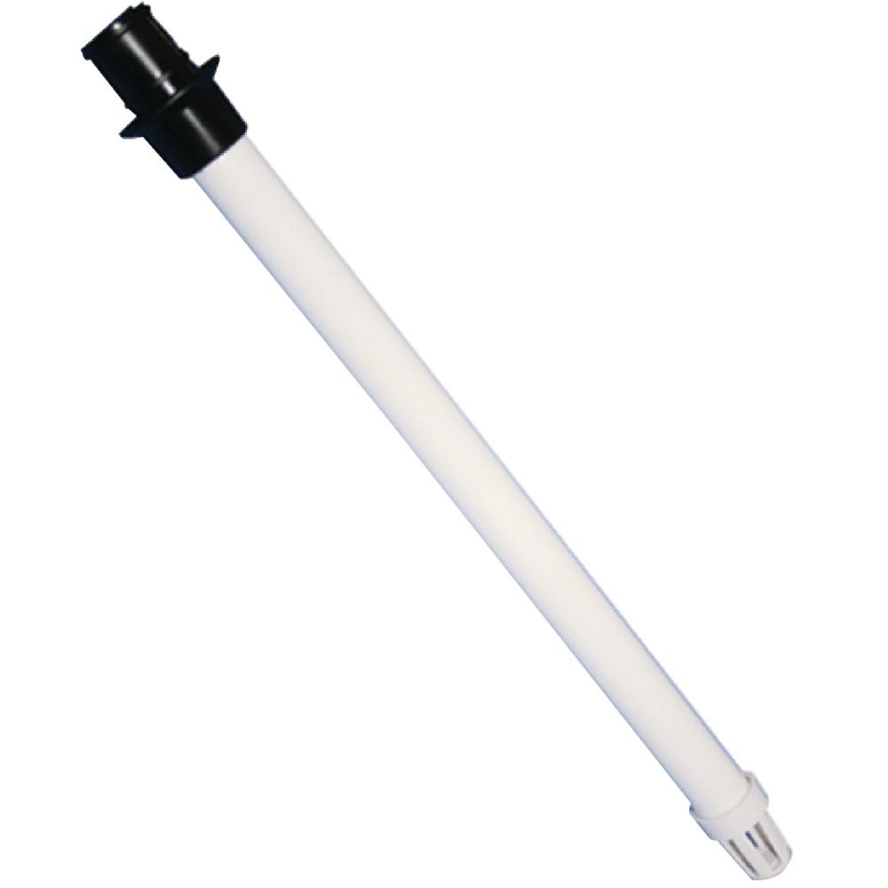 Push In Overflow Drain Tube Straight Fits All T - H 1 - 1/2 in. Thru Hulls, 18 in. L With Screen