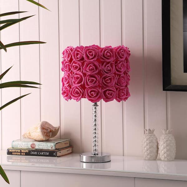 Metal Flowers Light Shade Lampshade Lamp Cover Table Ceiling Pendant White Pink 