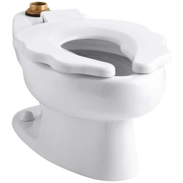 KOHLER Primary Elongated Toilet Bowl Only in White