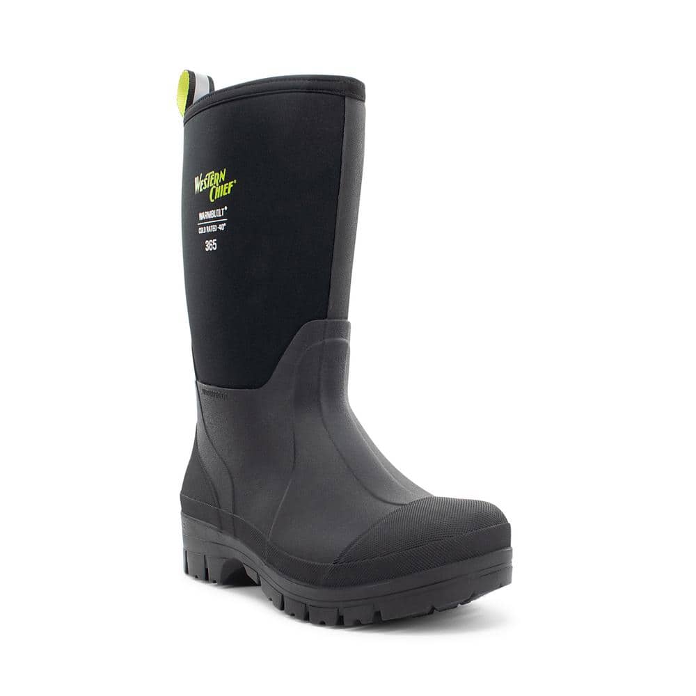 WESTERN CHIEF Women's 365-Neoprene Mid Cold Weather Boot, Black