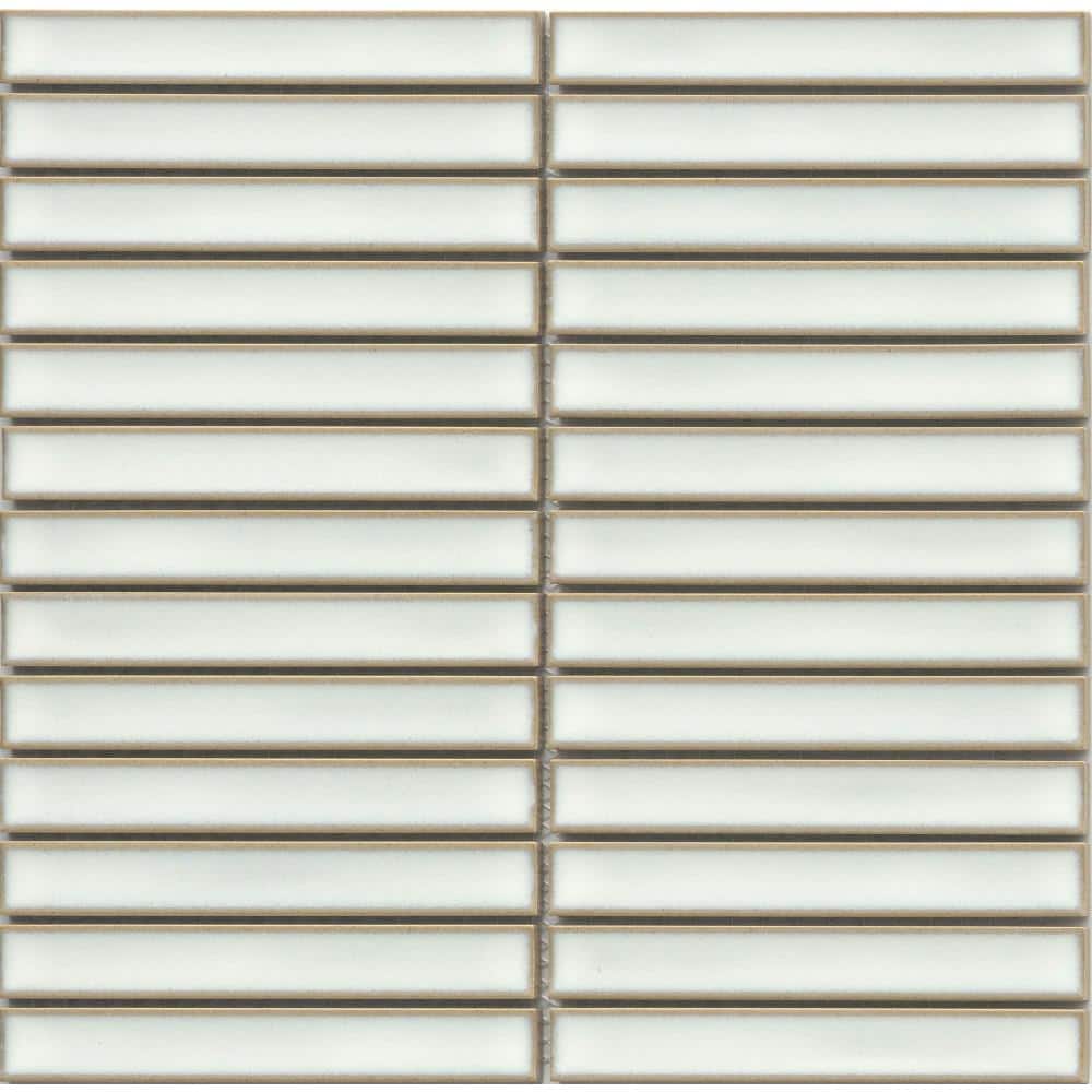 Souvenir Belem 12 in. x 12 in. Rectangular Stacked Glossy Porcelain Mosaic Wall Tile (0.9145 sq. ft./Case, 1 pc) price history on PriceWatchPro