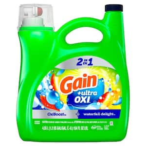 154 oz. Ultra Oxi Waterfall Delight Scent Liquid Laundry Detergent (107-Loads)