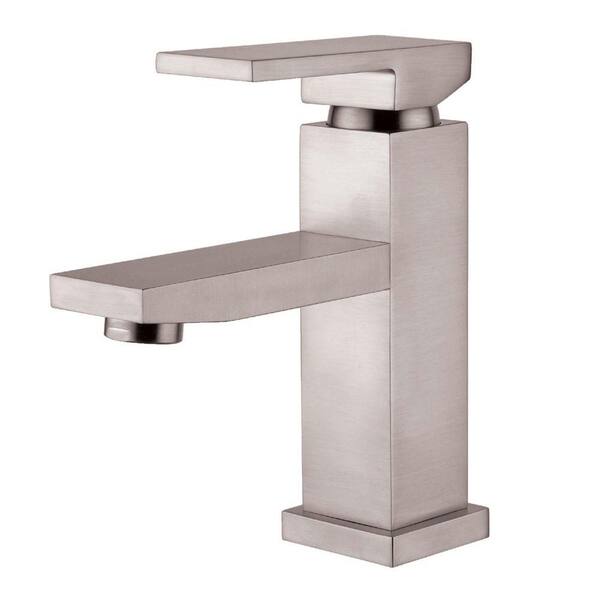 Unbranded Dana Single Hole Single-Handle Bathroom Faucet in Brushed Nickel