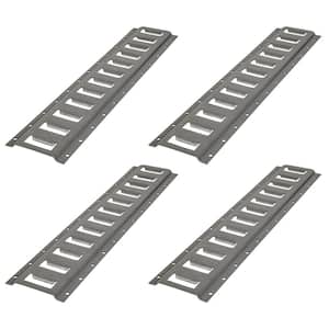 E-Track, Horizontal 5 ft. Grey - Pack of 4