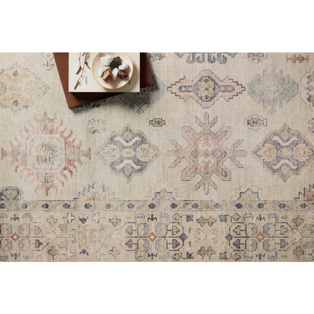Elysian Black Oriental Synthetic 27" x 45" Easy-Care Rug