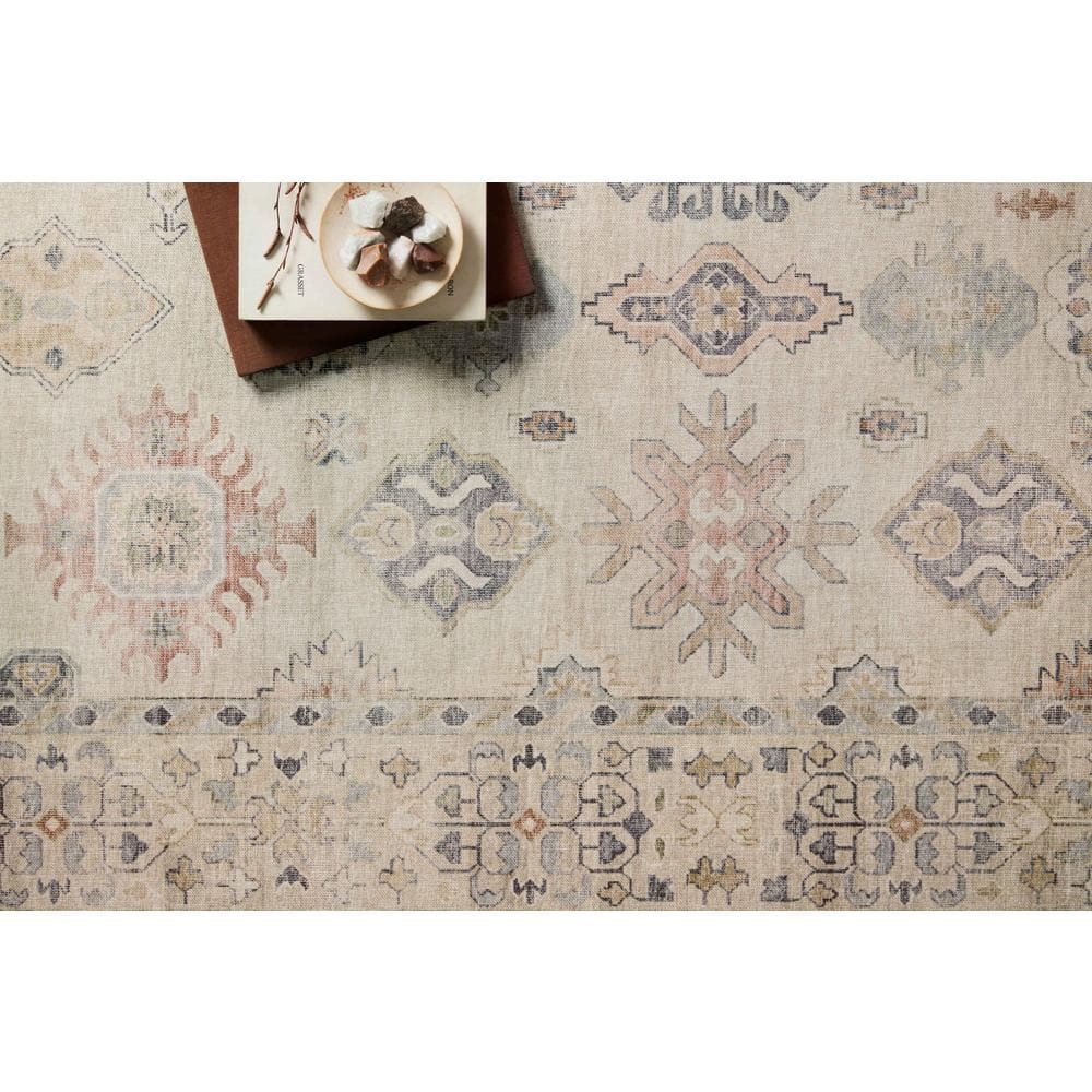 Elegant Black Oriental Synthetic 7'-6" x 9'-6" Area Rug