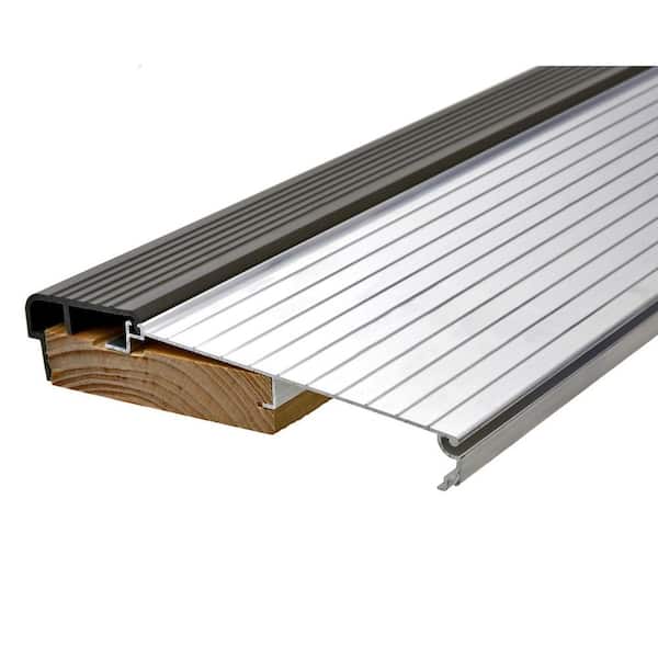 Frost King 5-5/8 in. x 3 ft. Silver& Brown Fixed Sill Threshold