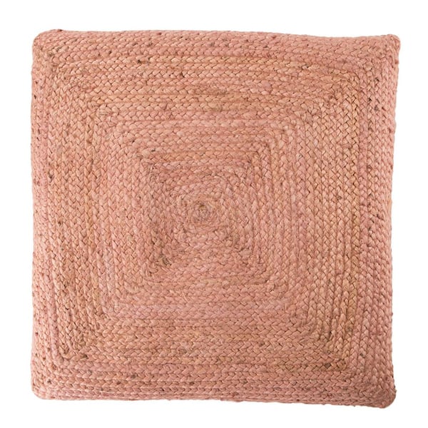 Unbranded Zeve Solid Pink Floor Cushion