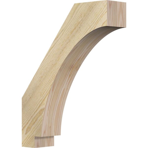 Ekena Millwork 4"W x 16"D x 20"H Imperial Rough Sawn Knee Brace, Douglas Fir