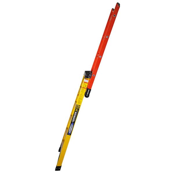 Werner - LEANSAFE X3 6 ft. Fiberglass Professional 3-in-1 Multi-Purpose Ladder (10 ft. Reach)