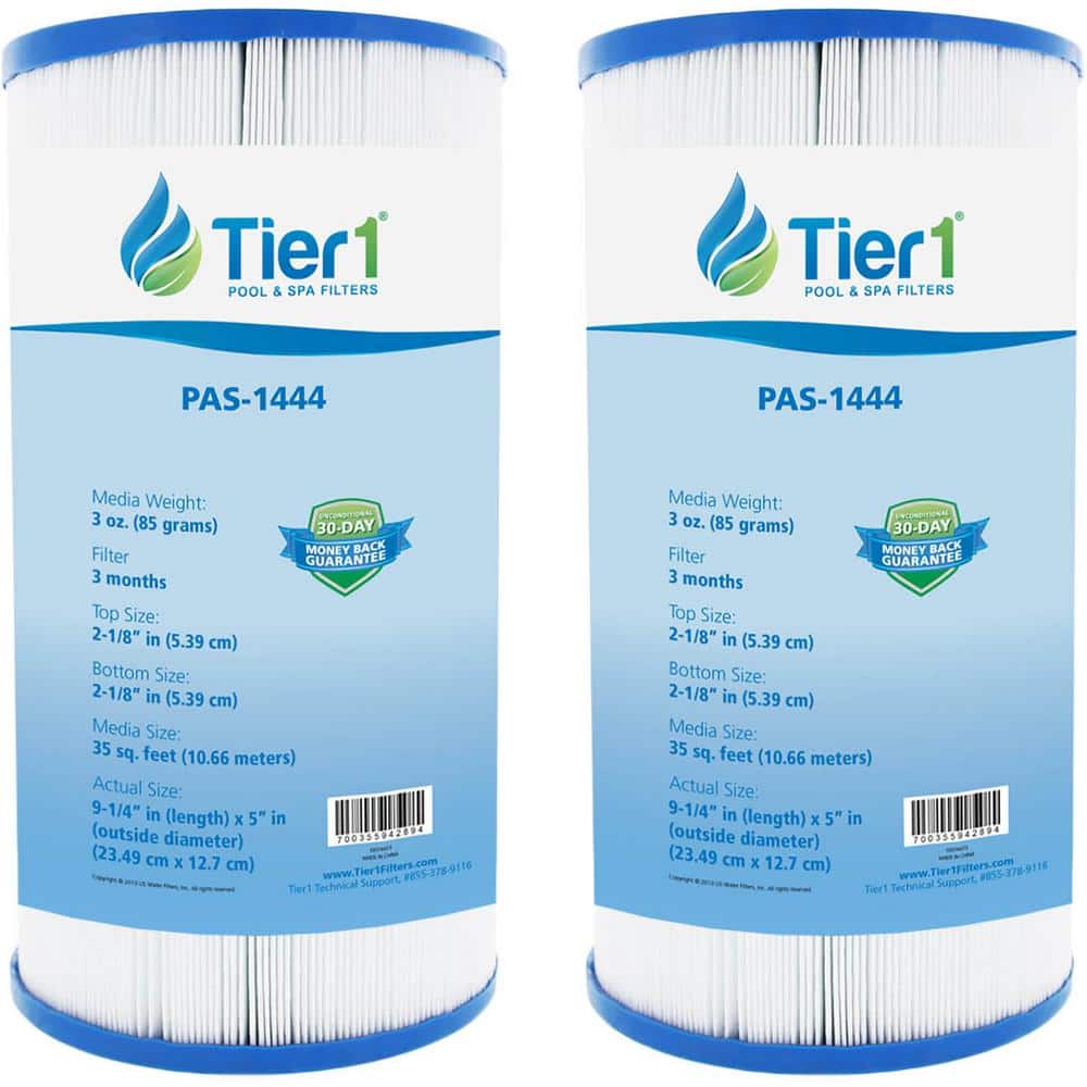 9.25 in. x 5 in. 35 sq. ft. for 03FIL1300,817-3501, R173431, PRB35-IN, FC-2385 Pool and Spa Filter Cartridge (2-Pack) price history on PriceWatchPro