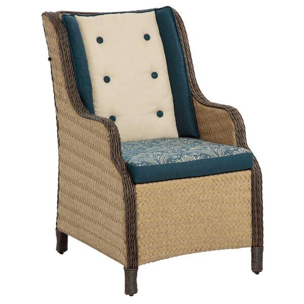 Bombay Outdoors Princeville Patio Wing Chair with Zanzibar Cushion