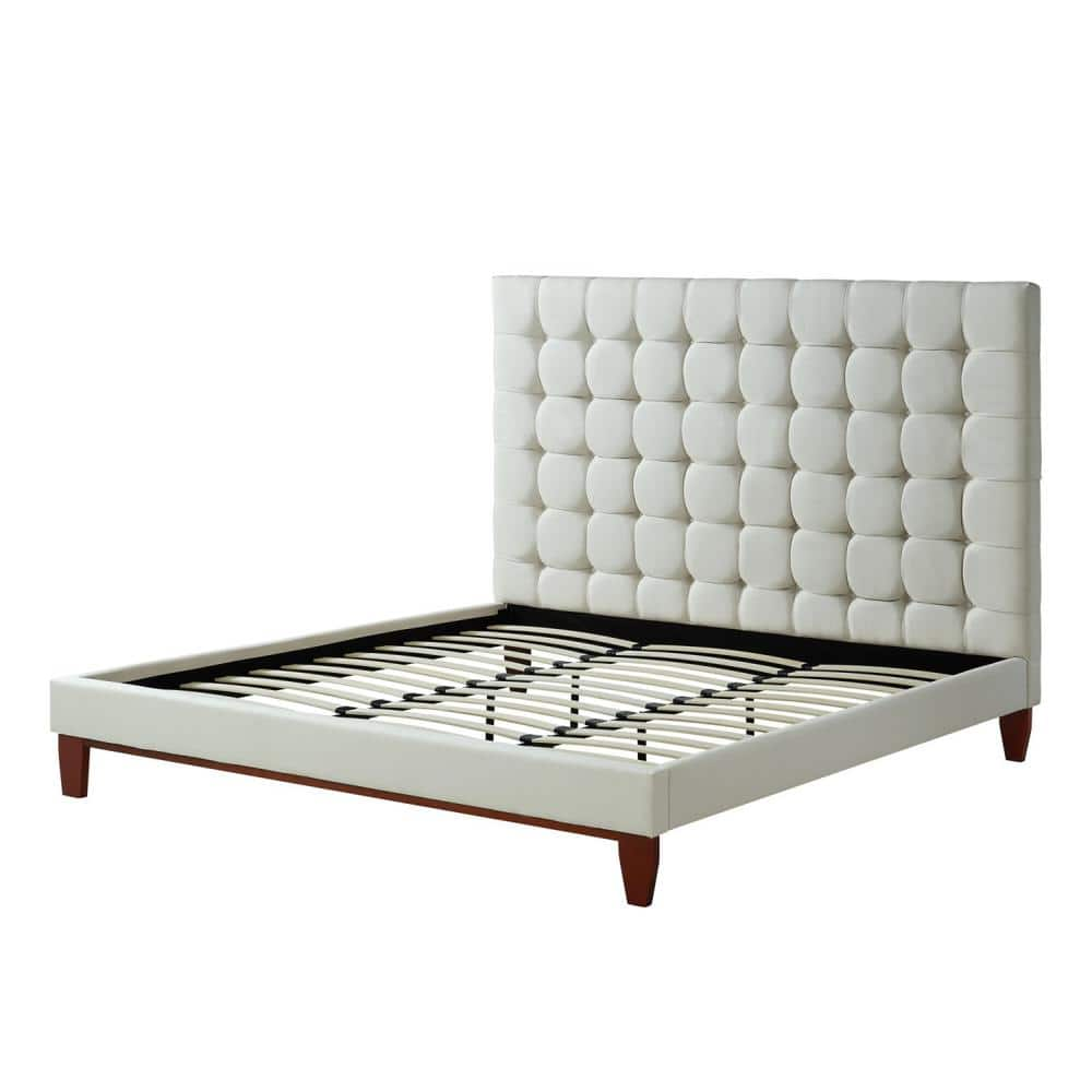 Wonder Comfort Traditional Style Queen Bed with Button Tufted