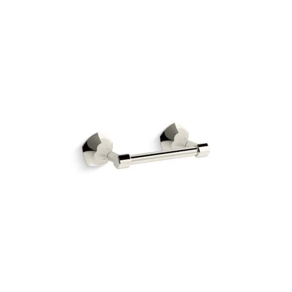 KOHLER Occasion Wall Mounted Pivoting Toilet Paper Holder in Vibrant Polished Nickel