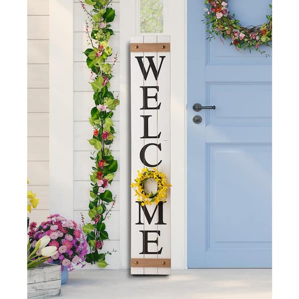 2024 Green Mosaic Welcome Porch Sign