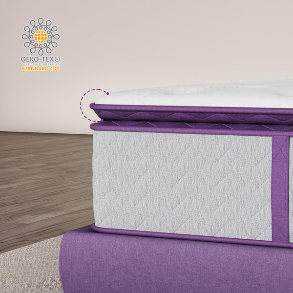 Purple pillow best sale top mattress