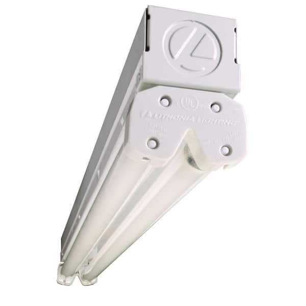 Lithonia Lighting 2-Light High Output Multi-Volt T5 Compact White Fluorescent Strip Light