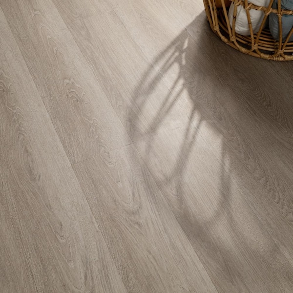 Misty Timber 12 MIL x 7 in. W x 48 in. L Waterproof Click Lock Luxury Vinyl Plank Flooring (44.46 sq. ft. /Case)