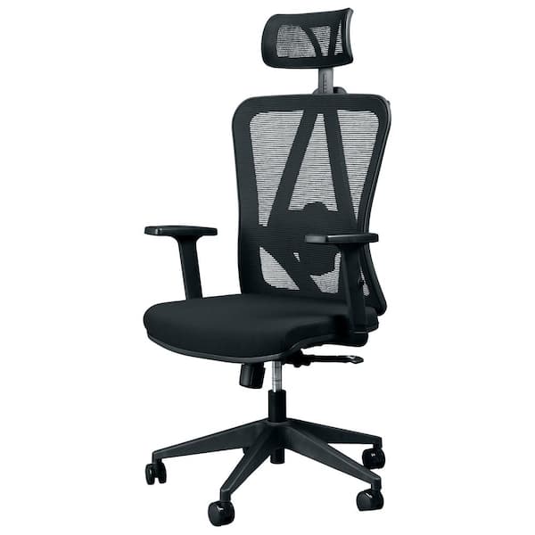 TITAN Black Amamedic Ergonomic Synthetic Leather office Chair