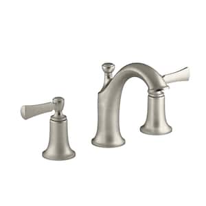 Elliston 8 in. Widespread 2-Handle Bathroom Faucet in Brushed Nickel