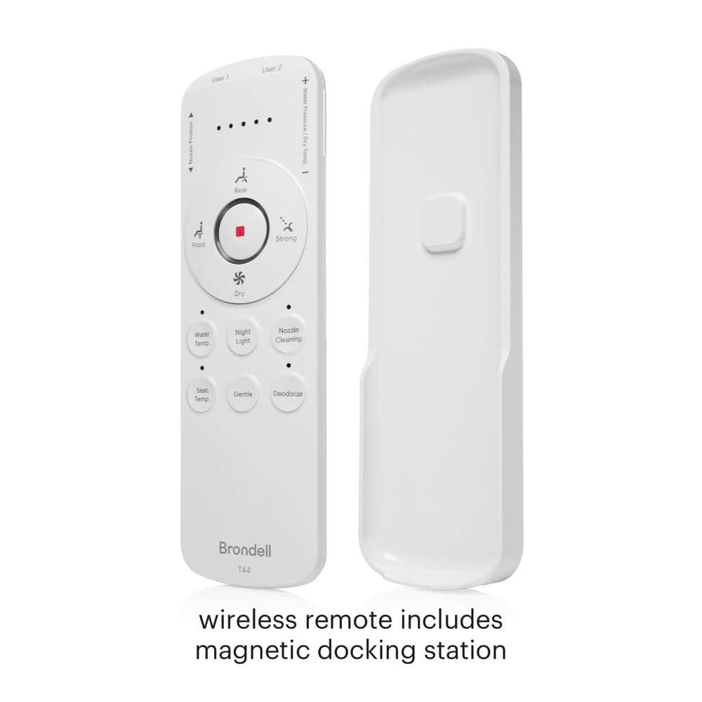 Swash Thinline White Luxury Bidet Toilet Seat with Remote Control