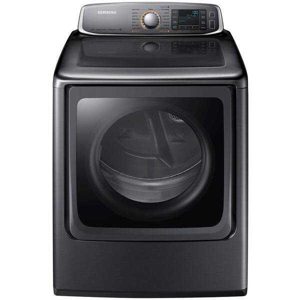 Samsung 30 in. W 9.5 cu. ft. Electric Dryer with Steam in Platinum