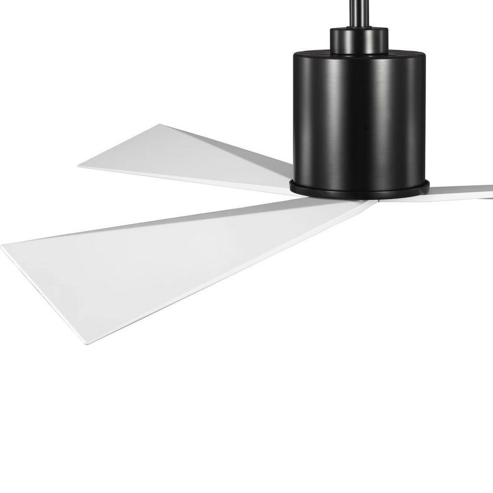 Paso 60'' Matte Black Industrial Ceiling Fan with Remote