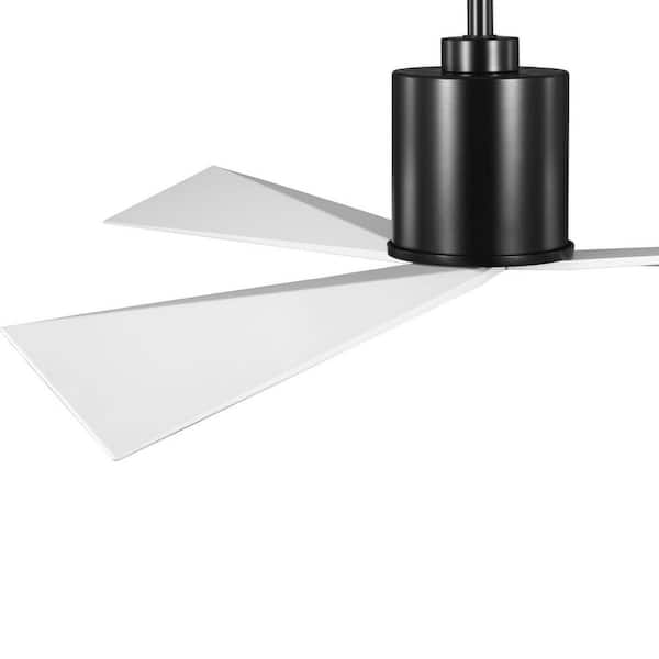 Paso 60 in. Indoor/Outdoor Matte Black Luxe Industrial Ceiling Fan with Remote Included for Living Room