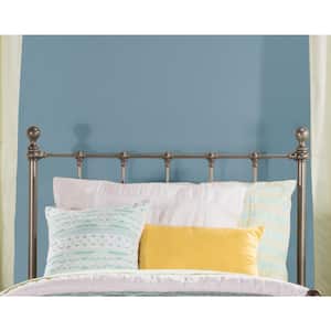 Molly Black Twin Headboard with Bed Frame