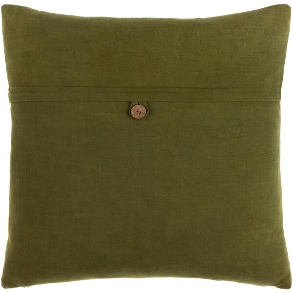 Artistic Weavers Zinon Dark Green 18 in. x 18 in. Down Throw Pillow